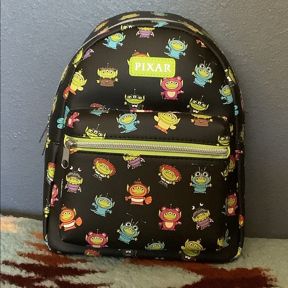 Pixar Toy Story Claw Machine Aliens Backpack
